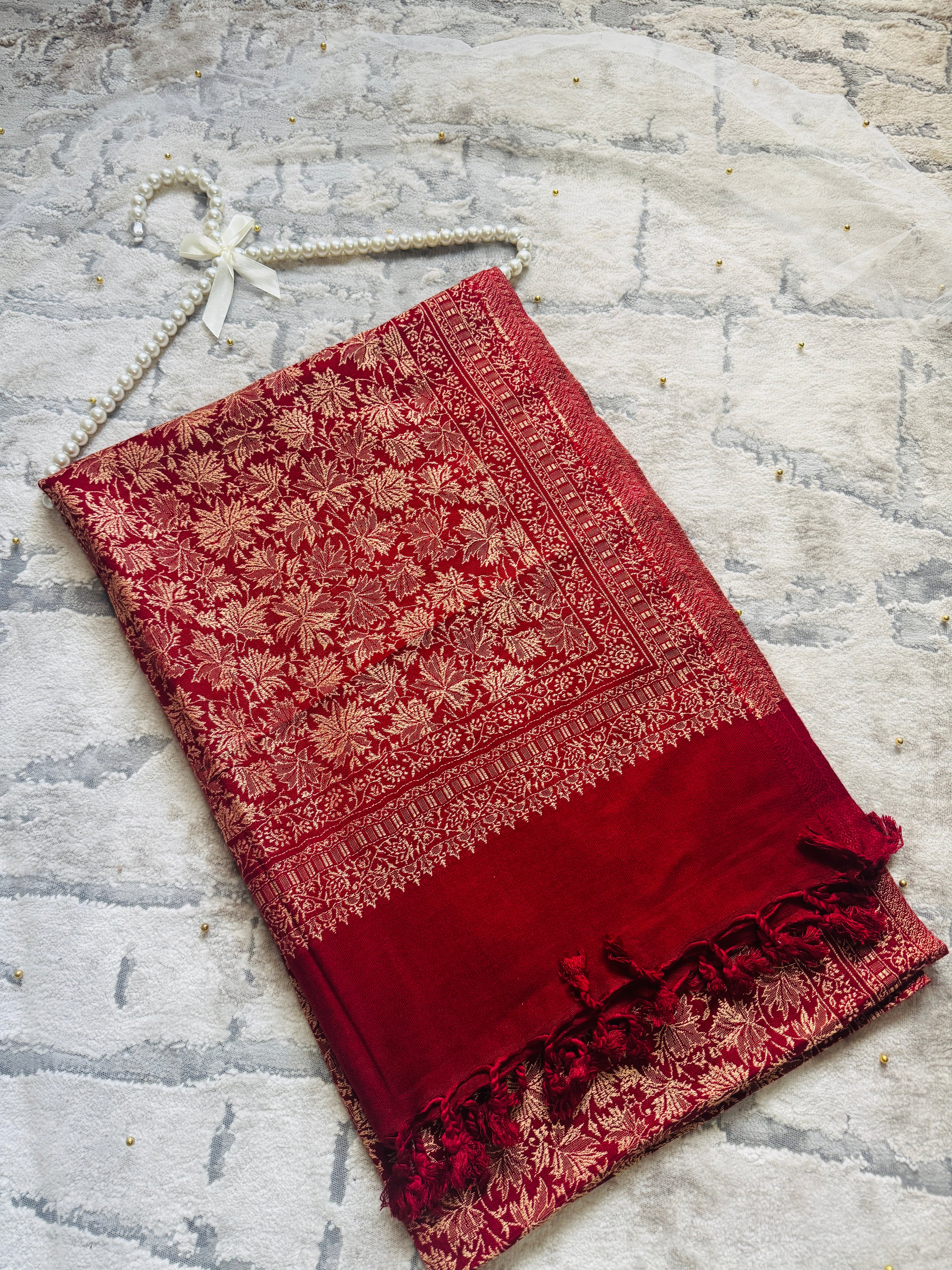 Pashmina Stole – Red