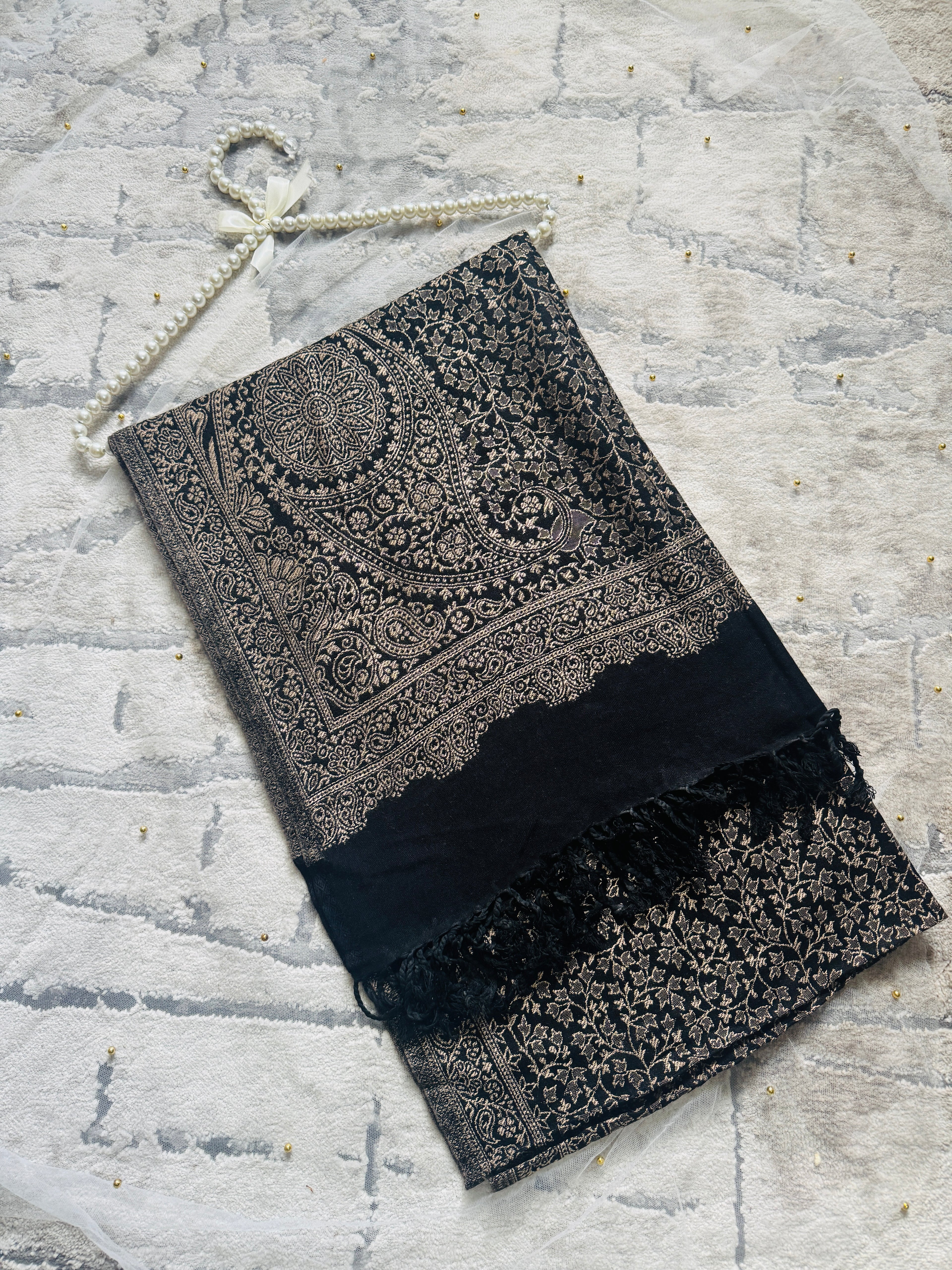 Pashmina Stole – Black