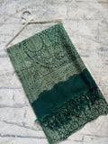 Pashmina stoles- bottle green