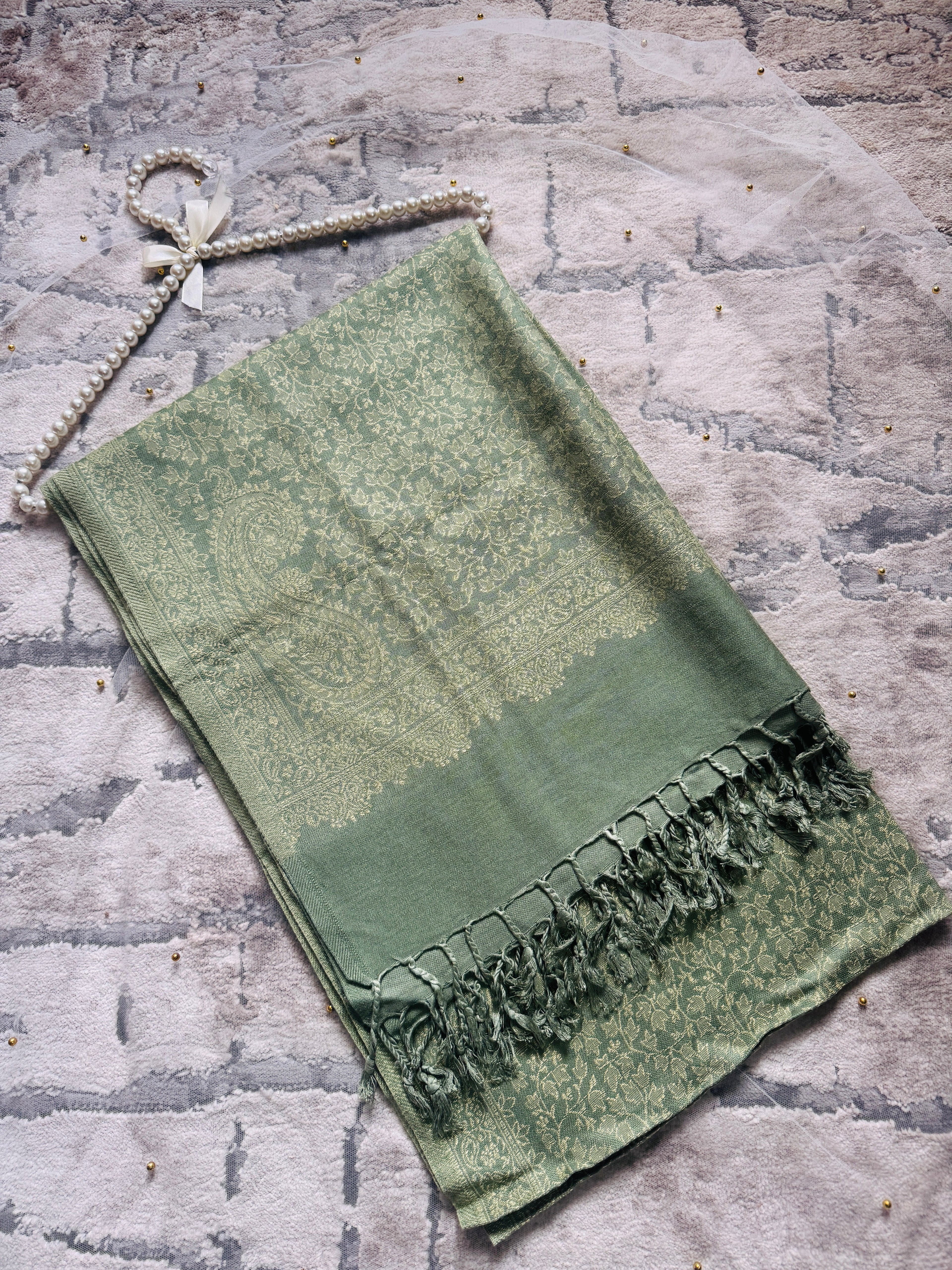 Pashmina Stole – Sage Green