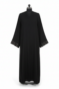 Black Abaya on Dress Form