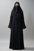 Black Abaya with Hijab and Niqab