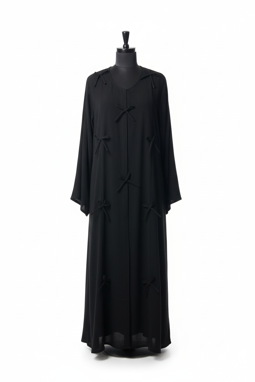 Black Bow Abaya Thumbnail