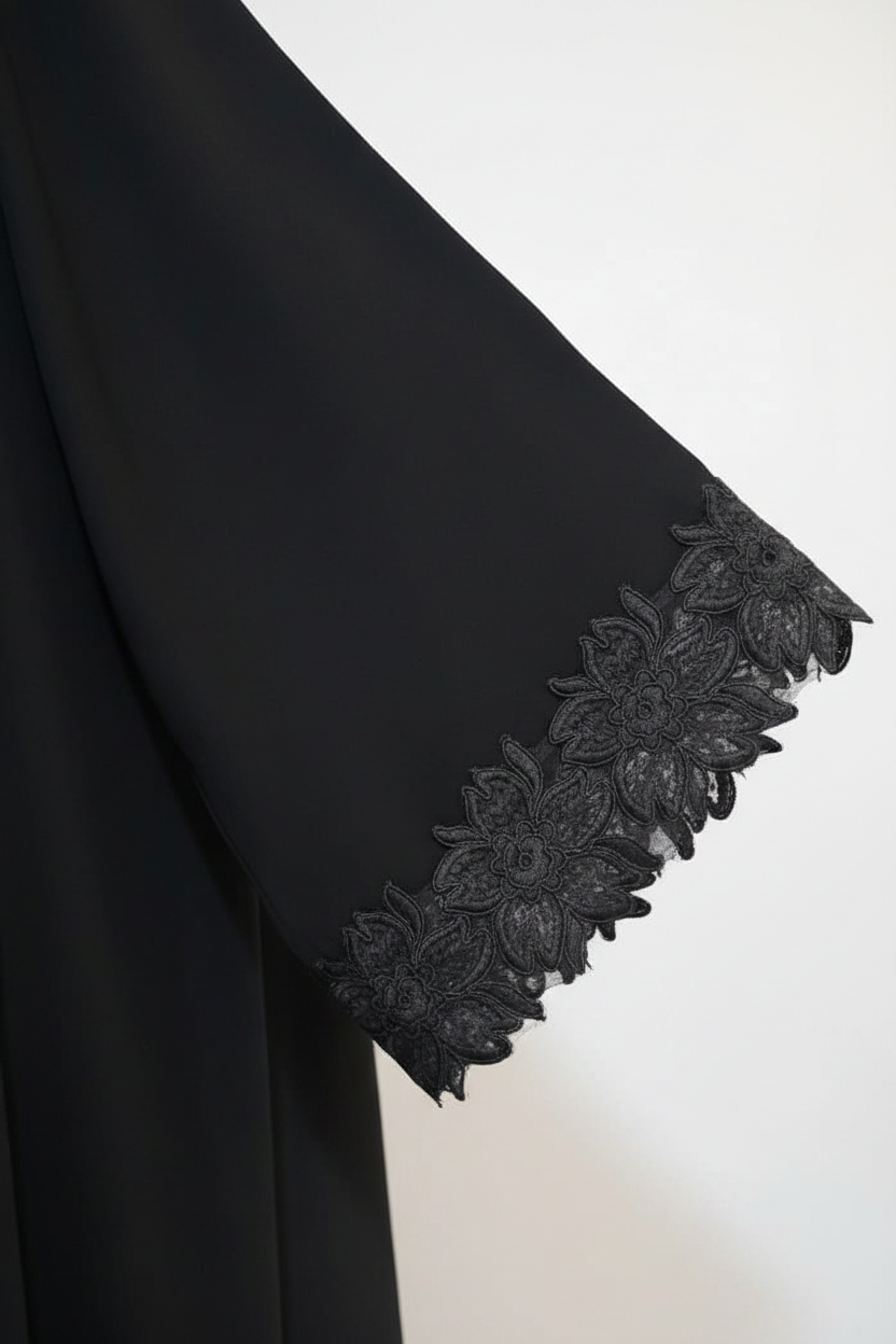Organza Lace Cuff Detail