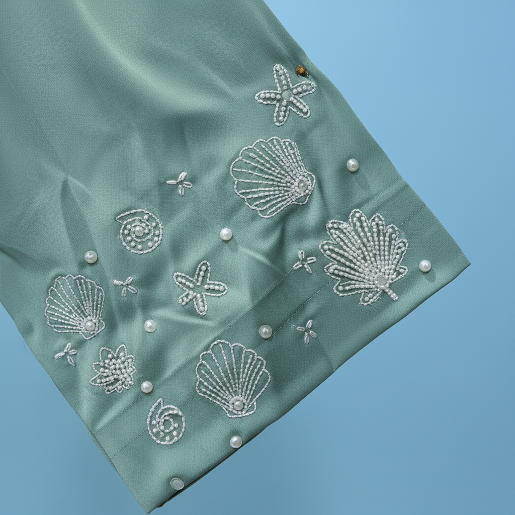Sleeve Pearl Closeup